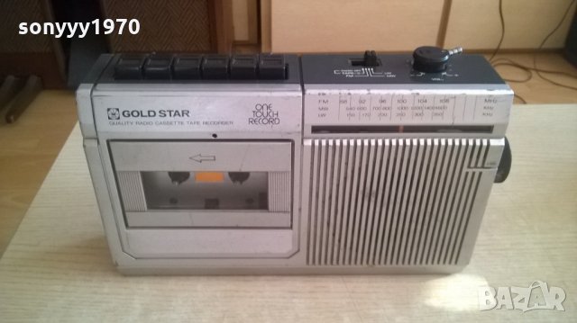 gold star tcr-102-ретро колекция-радио/касета, снимка 2 - Ресийвъри, усилватели, смесителни пултове - 23362064