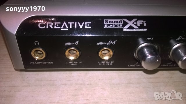 creative sb0510 sound blaster 24-bit thx-внос швеицария, снимка 3 - Ресийвъри, усилватели, смесителни пултове - 26042495
