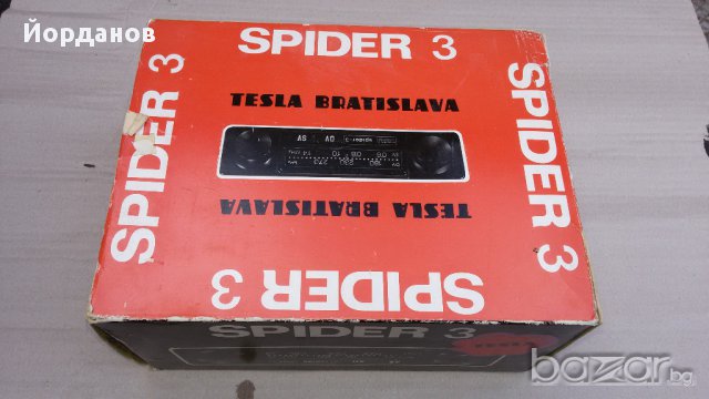 Ретро авторадио Tesla Bratislava Spider 3