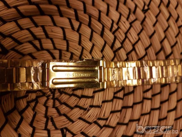 Верижка за часовник 3 златиста20мм, снимка 2 - Мъжки - 19529162