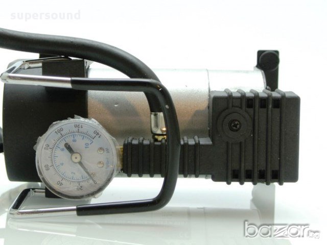 Едноцилиндров автокомпресор за помпане на гуми, снимка 3 - Аксесоари и консумативи - 9727933