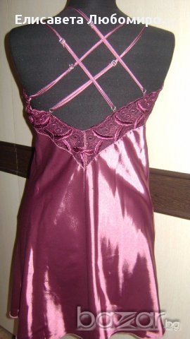 нощница и халат сатен, снимка 5 - Нощници - 10452861