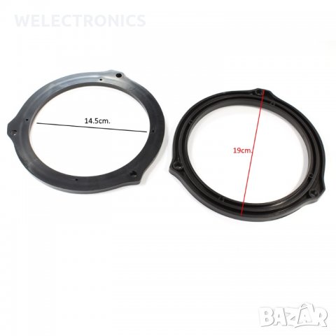 Фланци за говорители FORD FOCUS 6.5"/165mm. Комплект 2бр.