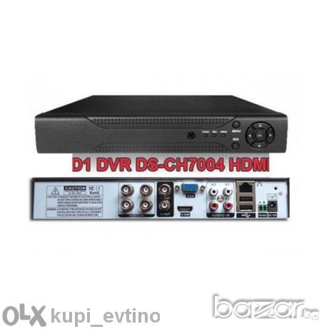 Hdmi -hd 4 канален Dvr/двр рекордер-записващо устройство за видеонаблюдение Cctv -4 камери-d1, снимка 2 - Камери - 7944829