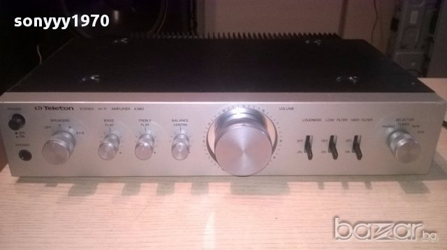 поръчан-teleton a-380s hi-fi amplifier-made in japan-внос швеицария, снимка 5 - Ресийвъри, усилватели, смесителни пултове - 16160809