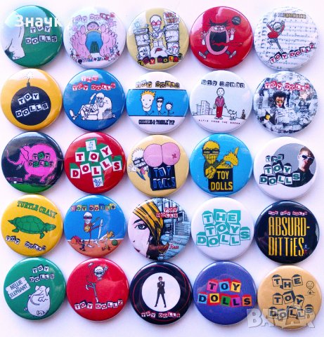 Значки на The Toy Dolls
