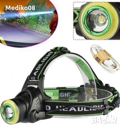 Водоустойчив фенер-челник , презареждаем LED фенер, снимка 6 - Екипировка - 24728160