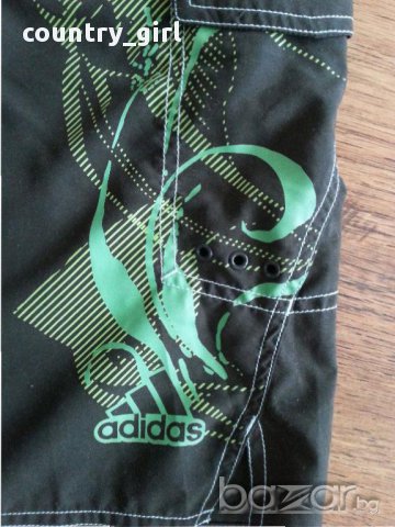 Adidas - мъжки шорти тип бански, 100% оригинал, отлично състояние,, снимка 2 - Бански - 14688197