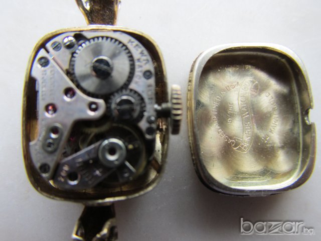 златен дамски часовник, снимка 3 - Антикварни и старинни предмети - 6902224