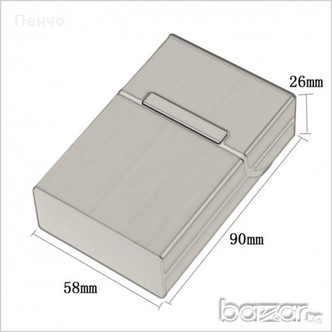 Алуминиева кутия за цигари, табакера слим Cigarette Case, box slim, снимка 16 - Табакери - 18799496