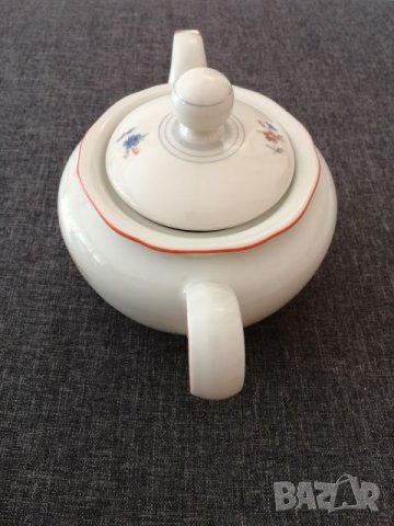 Стар немски порцеланов чайник. , снимка 5 - Колекции - 24798507