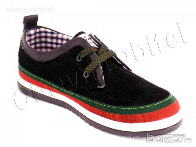 ЛИКВИДАЦИЯ!!! Мъжки Спортно - Елегантни Обувки Vips Black  , снимка 2 - Спортно елегантни обувки - 10109070