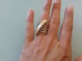 Сребърен пръстен решетка, снимка 3