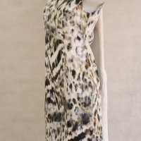 Памучна рокля в леопардови шарки марка Conquista - S, снимка 4 - Рокли - 21670859