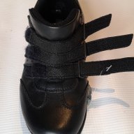 Детски обувки от естествена кожа, черни с лепенки, ортопедични, снимка 4 - Детски маратонки - 9666560