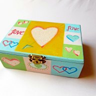 Кутия за бижута - правоъгълна - сърца, снимка 5 - Романтични подаръци - 16915309