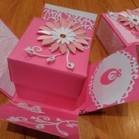 Експлодираща кутия с торта, обувки, подарък за рожден ден, сватба, годеж, кръщене, бебе, прощъпулник, снимка 13 - Подаръци за рожден ден - 20880790
