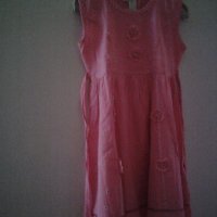 Розова детка рокля, снимка 2 - Детски рокли и поли - 18883827