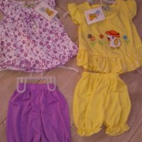Бебешки комплект сет лот 2 части летен рокля и панталонки, снимка 3 - Комплекти за бебе - 21242123