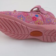 Обувки естествена кожа Понки розово с цветен принт, снимка 4 - Детски маратонки - 17508650