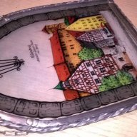 Nurnberg-germany-27х20см-витраж-ретро колекция-внос швеицария, снимка 12 - Антикварни и старинни предмети - 17306077