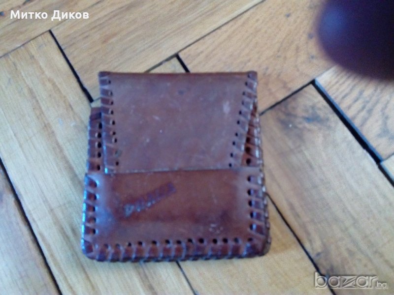 Кожено калъвче естествена кожа Прага, снимка 1