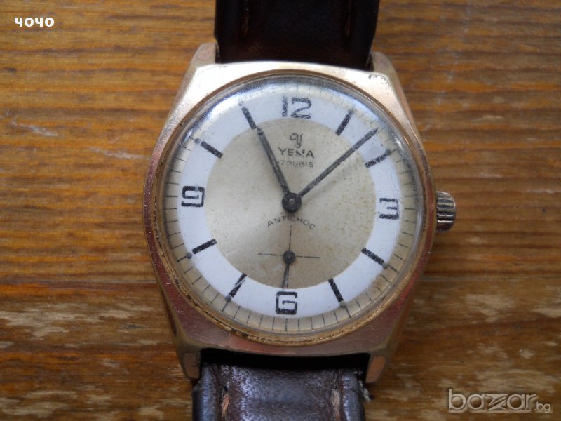 стар мъжки ръчен часовник "Yema" Франция , снимка 1