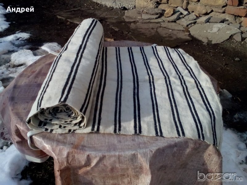 Старинен вълнен плат,платно, снимка 1