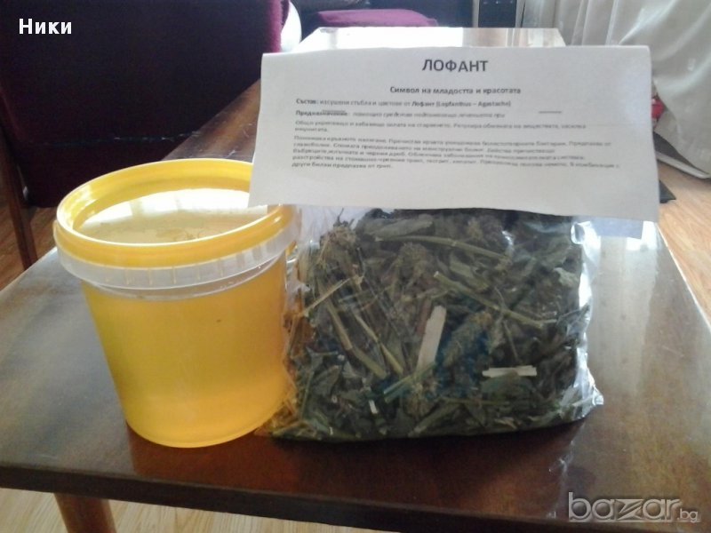 Лофант Билка - изсушена за чай, мед и  семена от билката - ПРОМОЦИЯ!, снимка 1