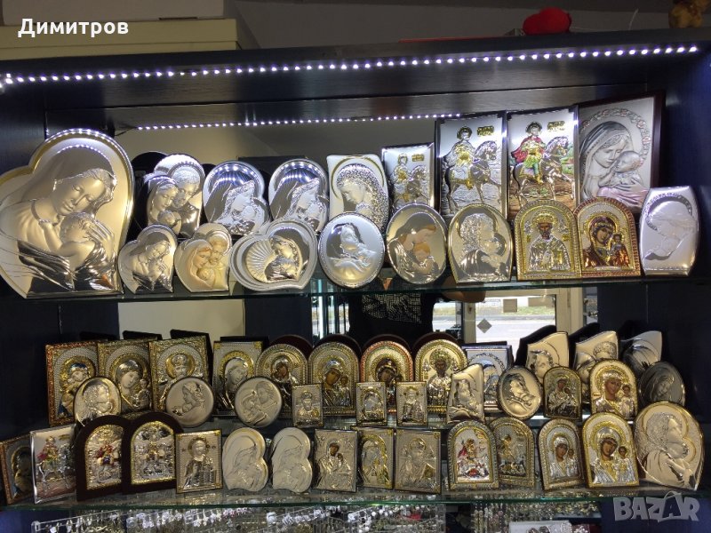 ЛУКСОЗНИ СРЕБЪРНИ ИКОНИ, снимка 1