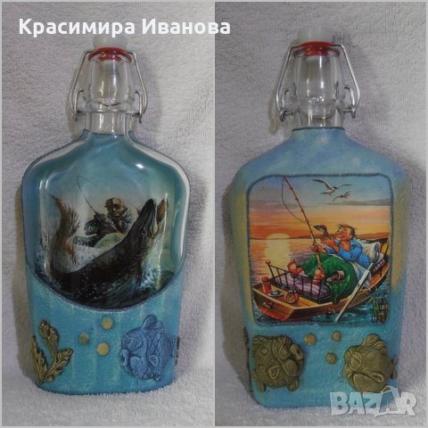 Футболни бутилки/Рисувани кецове/, снимка 12 - Декорация за дома - 13895349