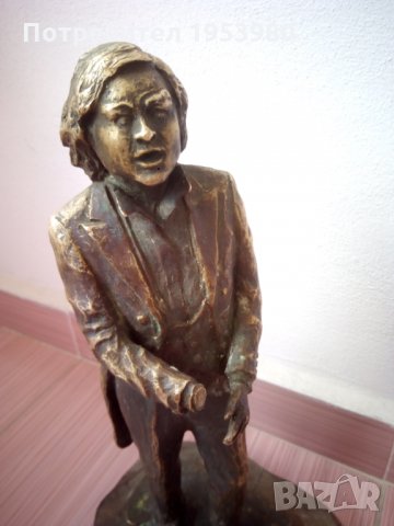 Бронзова скулптура статуетка Орфей подписана, снимка 5 - Антикварни и старинни предмети - 26129419