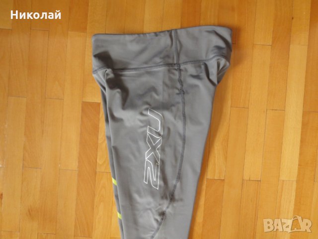 2xu mid rise compression tights W slate-lime, снимка 10 - Клинове - 24426276