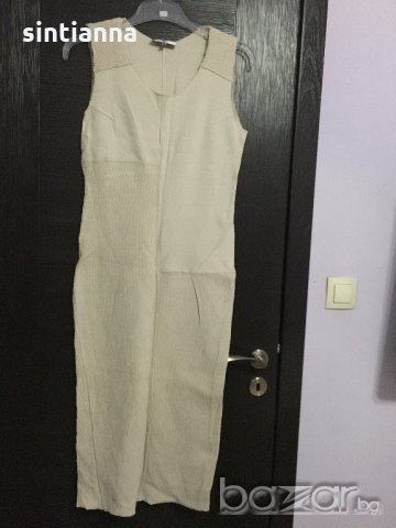 Дълга рокля с цепка, снимка 3 - Рокли - 21413619