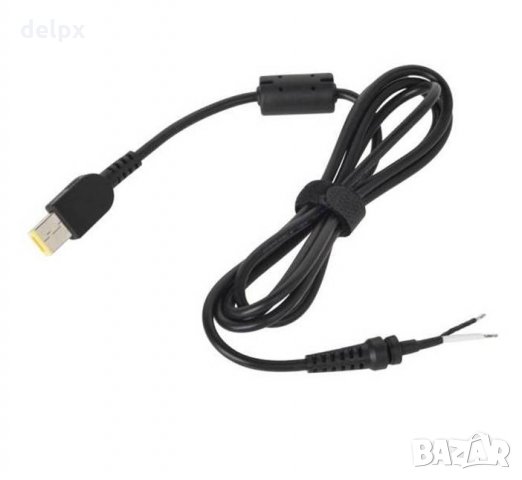 Захранващ кабел за адаптер/лаптоп LENOVO YOGA 11×4,2mm(м)/2 жила 1,2m, снимка 1 - Кабели и адаптери - 23169604