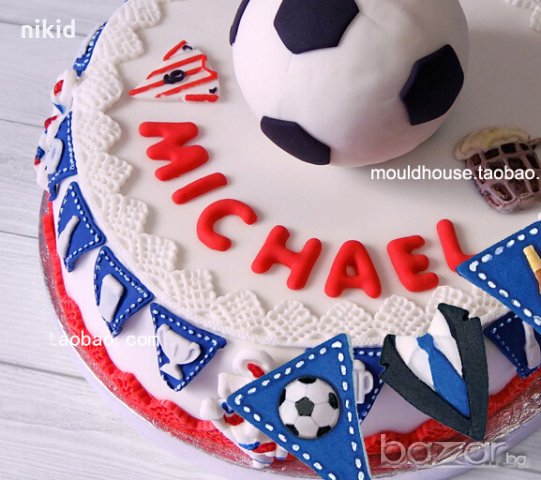 Голф Баскетбол Тенис Купа спортни силиконов молд форма декорация украса фондан, снимка 2 - Форми - 18603788