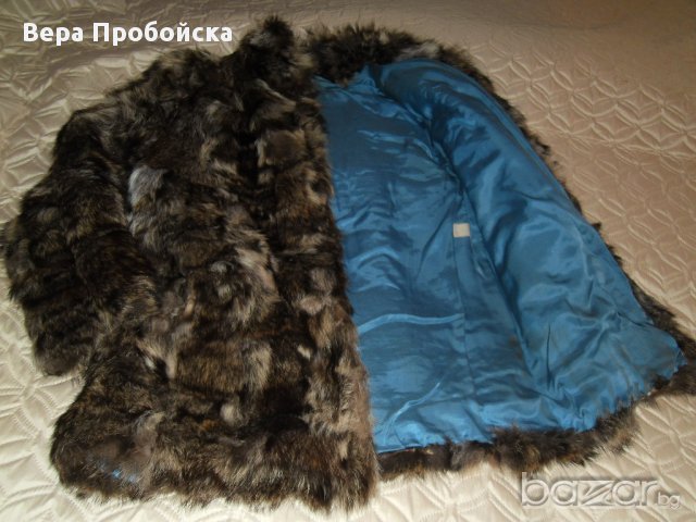 Дамско палто с естествен косъм., снимка 3 - Палта, манта - 13204704