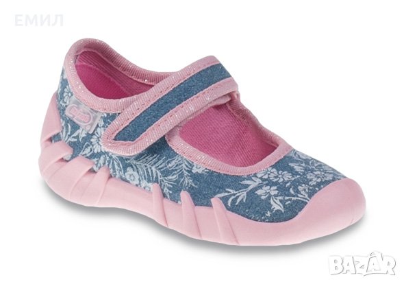 Детски обувки Befado 109P160 с дишащи, анатомични подметки, велкро залепване, сив цвят, за момиче , снимка 2 - Детски обувки - 25222290