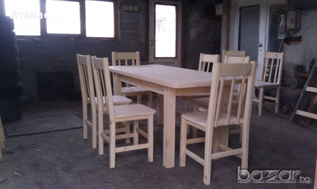 Кухненска маса с 6бр столове, снимка 2 - Маси - 10826007