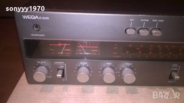 wega r3140 stereo receiver-made in germany, снимка 10 - Ресийвъри, усилватели, смесителни пултове - 24633063