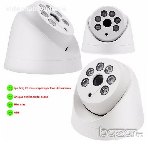 HD 720р 1Mpx 3.6mm 4mpx Обектив Onvif IrCut P2P 6 Array Охранителна Ip Ден/Нощ Камера, снимка 2 - IP камери - 19281673