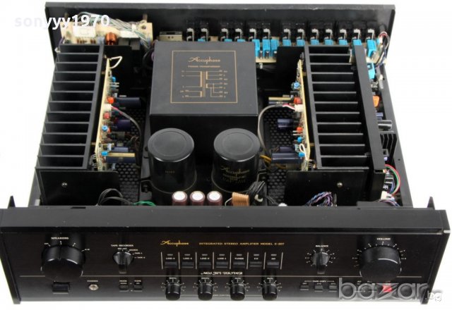 accuphase e-207 stereo amplifier-made in japan-внос швеицария, снимка 1 - Ресийвъри, усилватели, смесителни пултове - 20711829