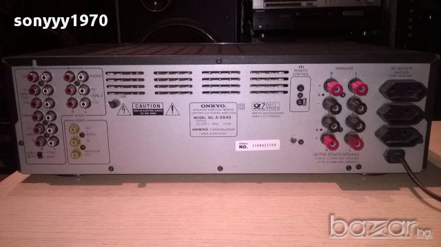 Onkyo a-8840 amplifier 270w-внос швеицария, снимка 4 - Ресийвъри, усилватели, смесителни пултове - 15444167