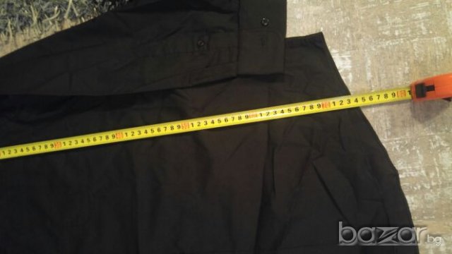Черна риза дълъг ръкав Pierre Cardin, снимка 8 - Ризи - 13465222