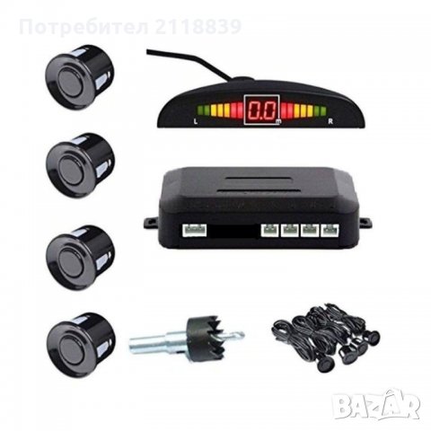 Безжичен парктроник за автомобил 1кт. Безжичен парктроник, снимка 4 - Аксесоари и консумативи - 23424014