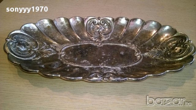 поднос/Фруктиера-36/19см-внос швеицария, снимка 13 - Антикварни и старинни предмети - 14514558