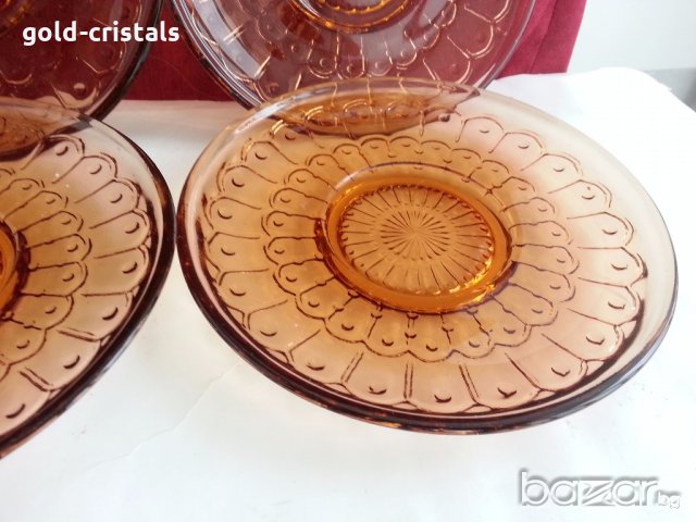 стъклени чинии цветно стъкло , снимка 6 - Антикварни и старинни предмети - 19581433