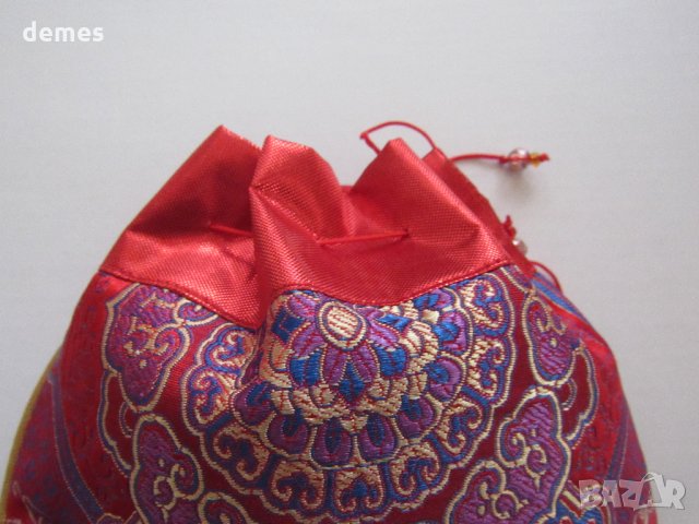 Традиционна торбичка тип пунгия от плат DELL от Монголия-12, снимка 3 - Други - 23441772