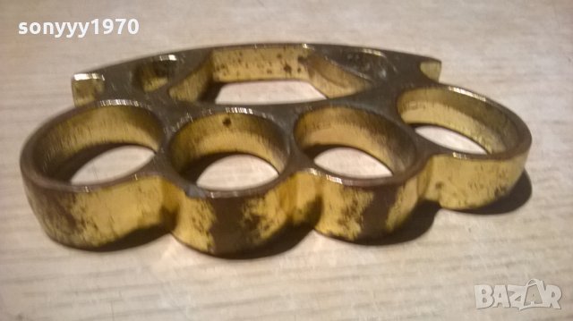 ПОРЪЧАН-бокс в цвят злато с черепи-дебел и масивен-11х7см, снимка 4 - Колекции - 23135066