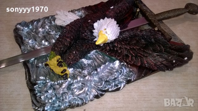 Сувенирен меч-ретро колекция-36х15см-внос швеицария, снимка 14 - Колекции - 23647795